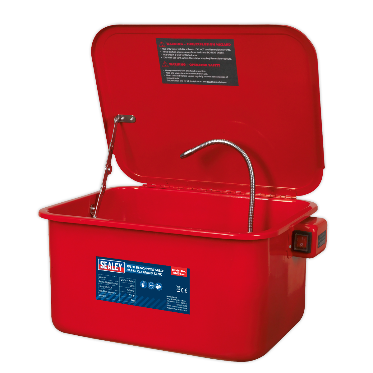 Bench/Portable Parts Washer 15L