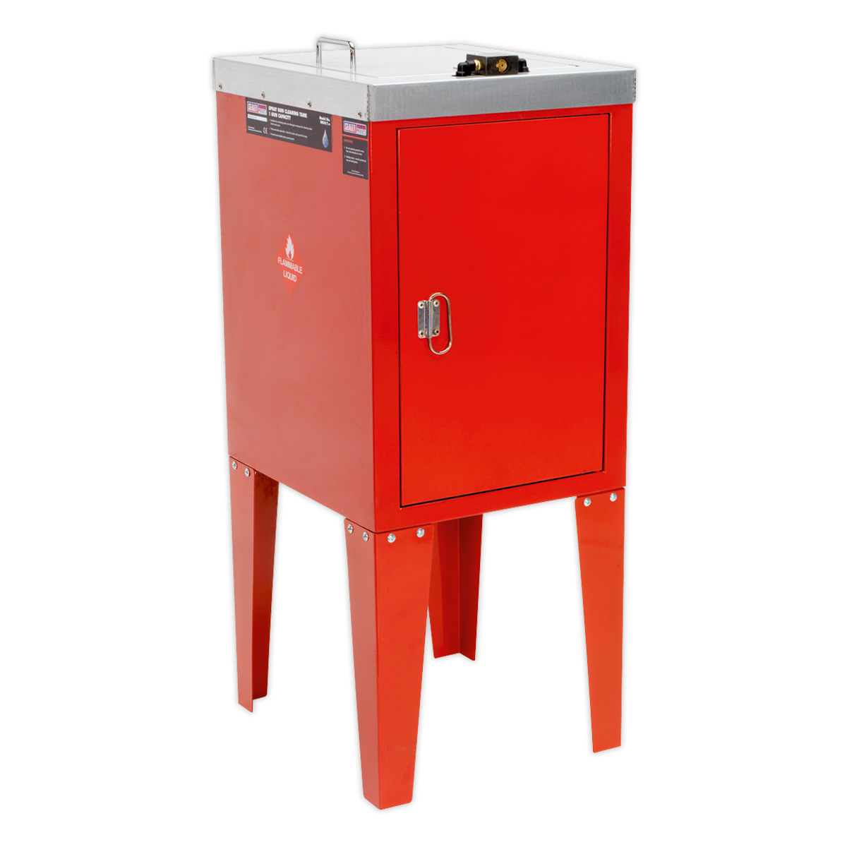 Spray Gun Cleaning Tank 1 Gun Capacity