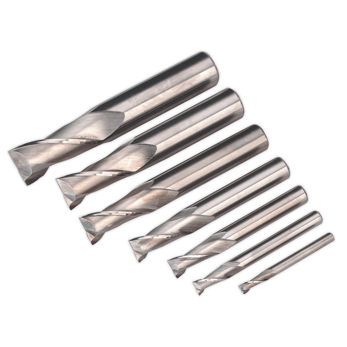 HSS End Mill Set 2 Flute 4-16mm