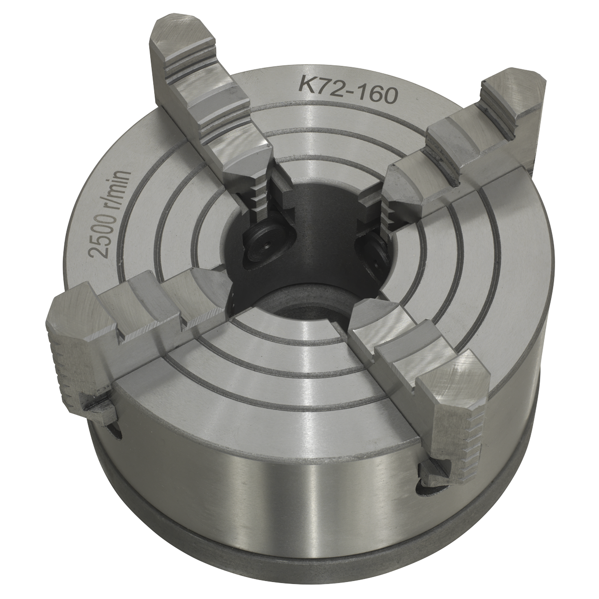 Independent Chuck with Back Plate 4-Jaw
