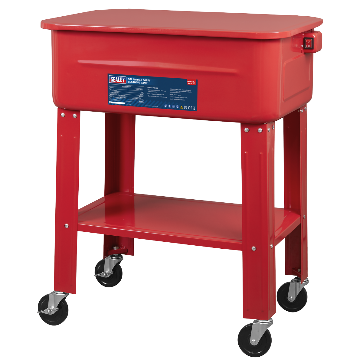 Mobile Parts Washer 50L