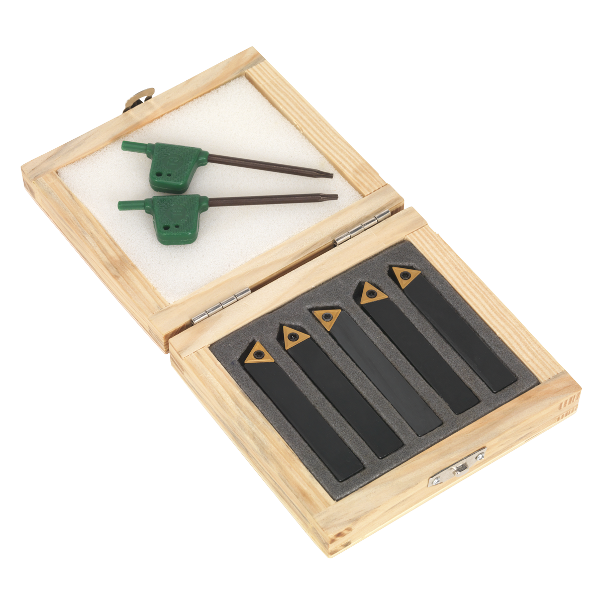 Indexable Lathe Turning Tool Set 10mm 5pc