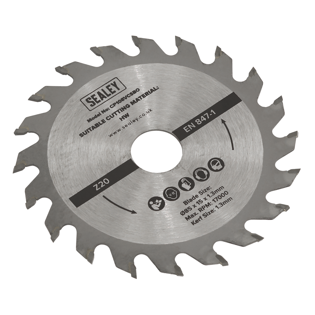 20tpu Circular Saw Blade Ø85 x 15 x 1.3mm