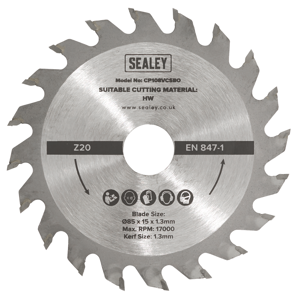 20tpu Circular Saw Blade Ø85 x 15 x 1.3mm