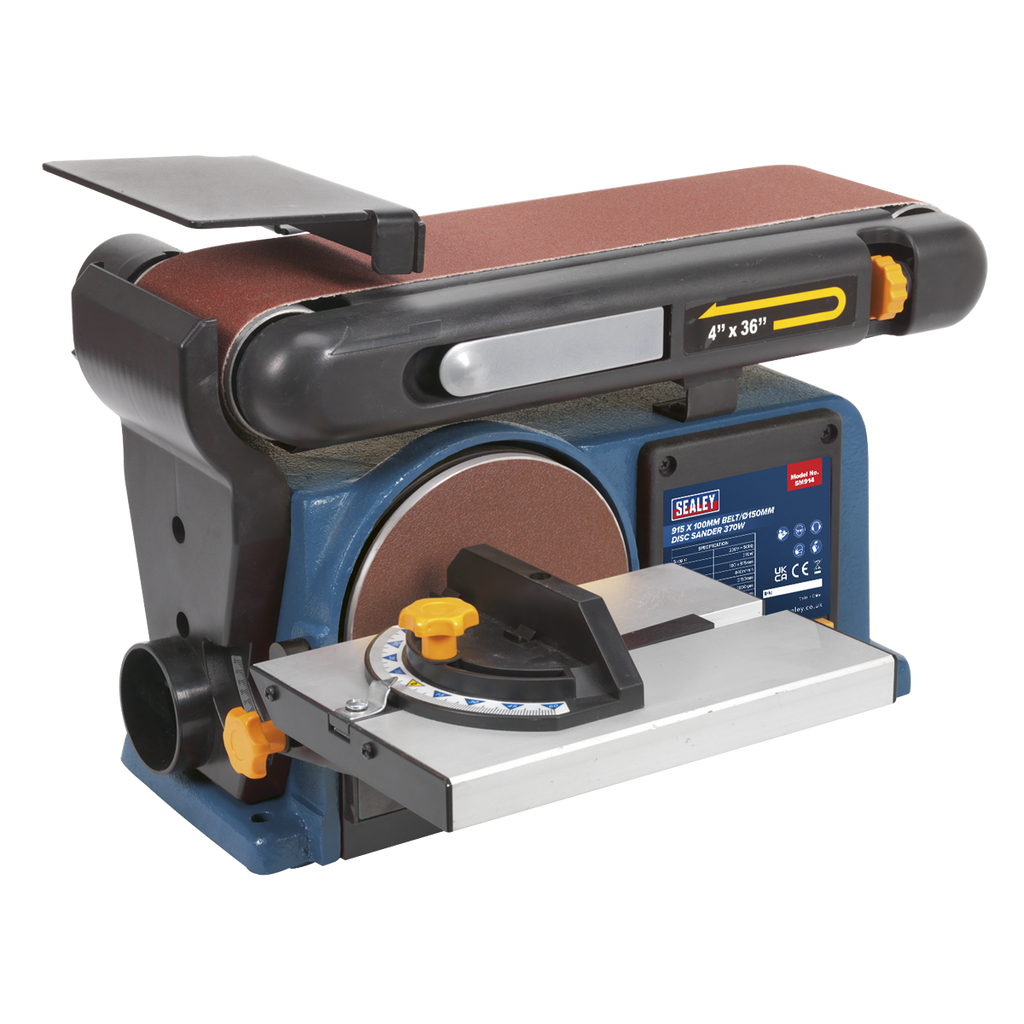 915 x 100mm Belt/150mm Disc Sander 370W/230V