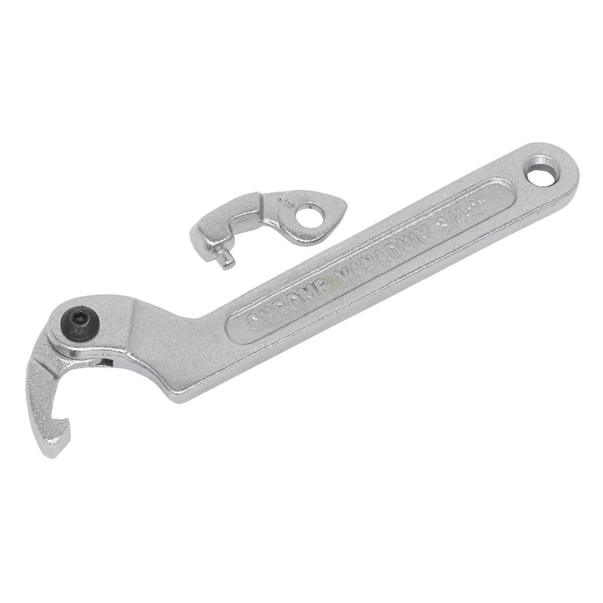 Adjustable C-Spanner Hook & Pin Wrench Set 19-51mm 3pc