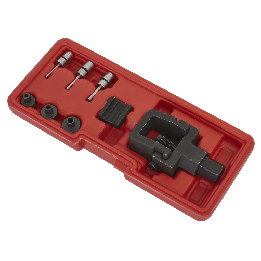 Heavy-Duty Motorcycle Chain Splitter & Riveting Tool Set