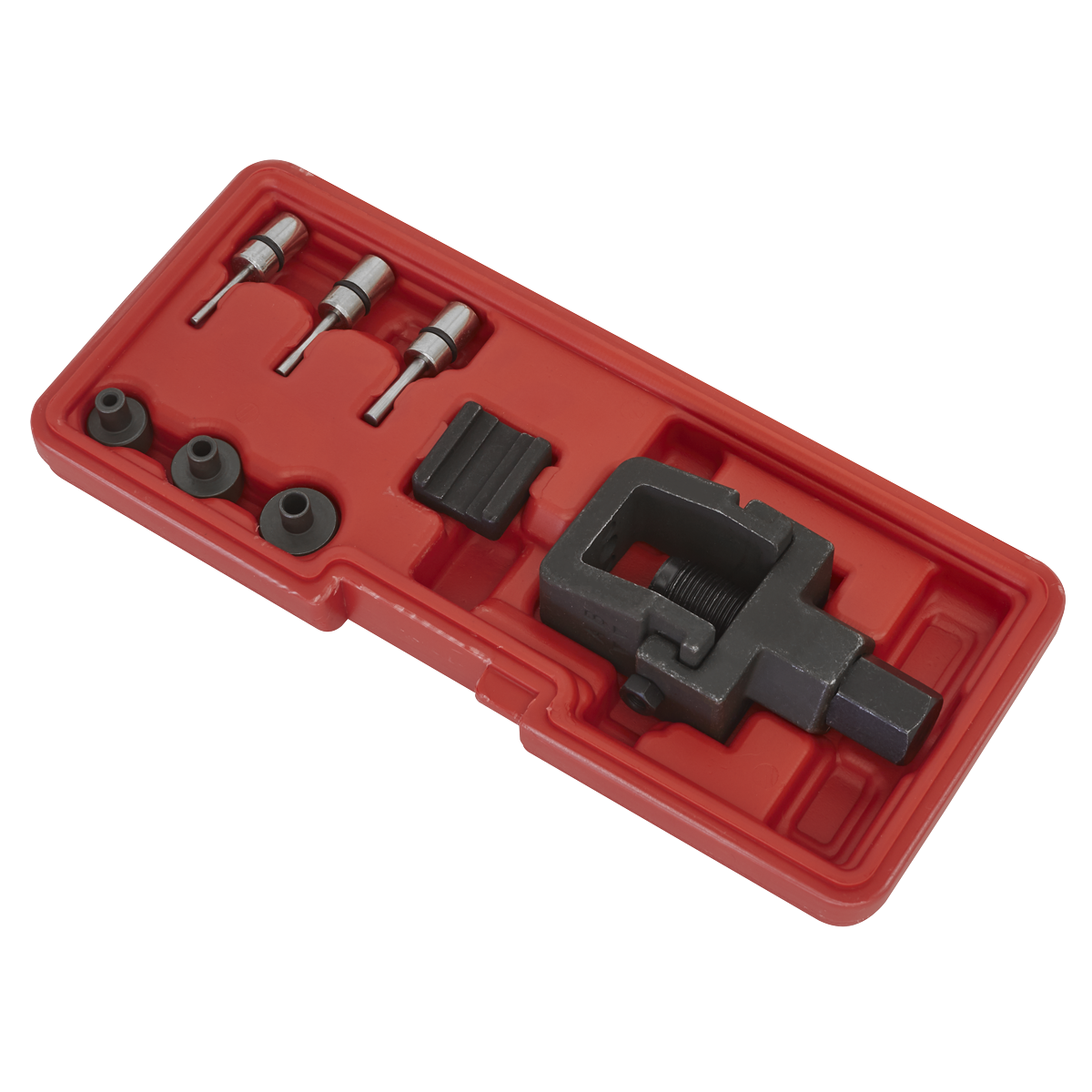 Heavy-Duty Motorcycle Chain Splitter & Riveting Tool Set