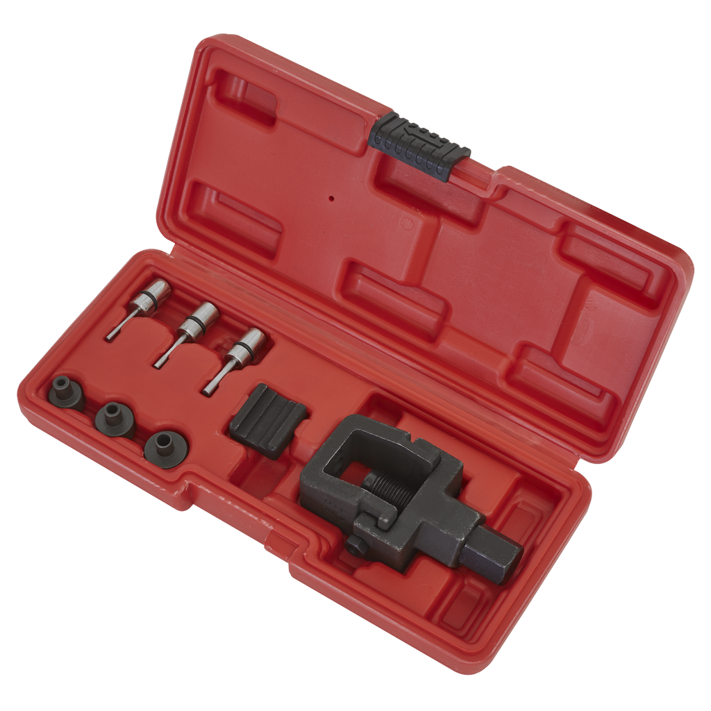 Heavy-Duty Motorcycle Chain Splitter & Riveting Tool Set