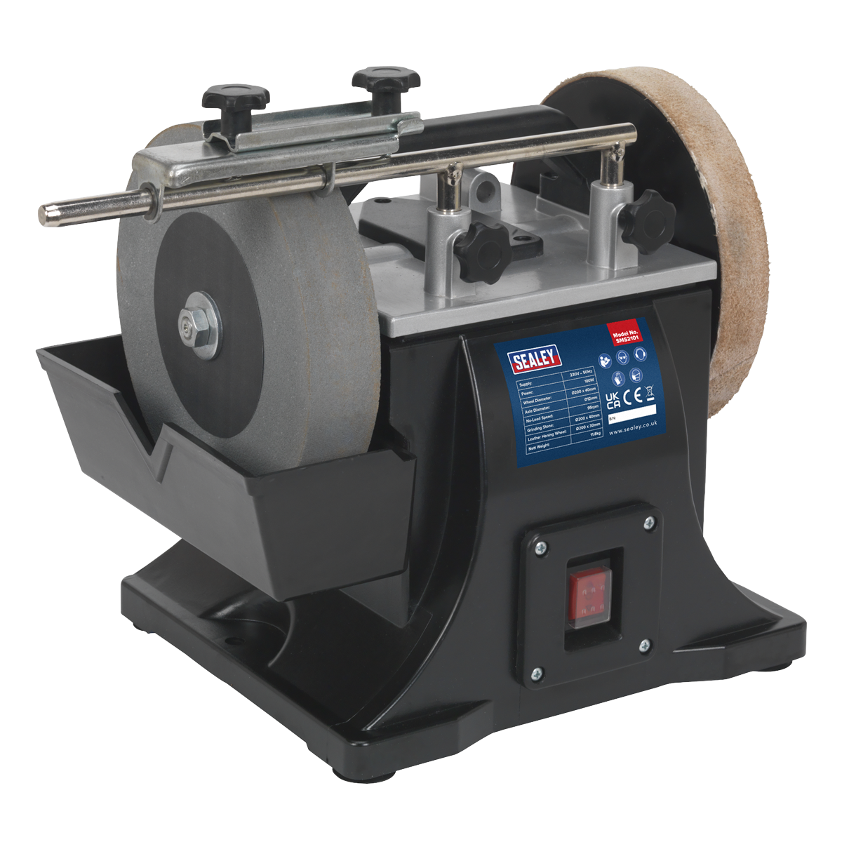 200mm Sharpener with Honing Wheel 180W