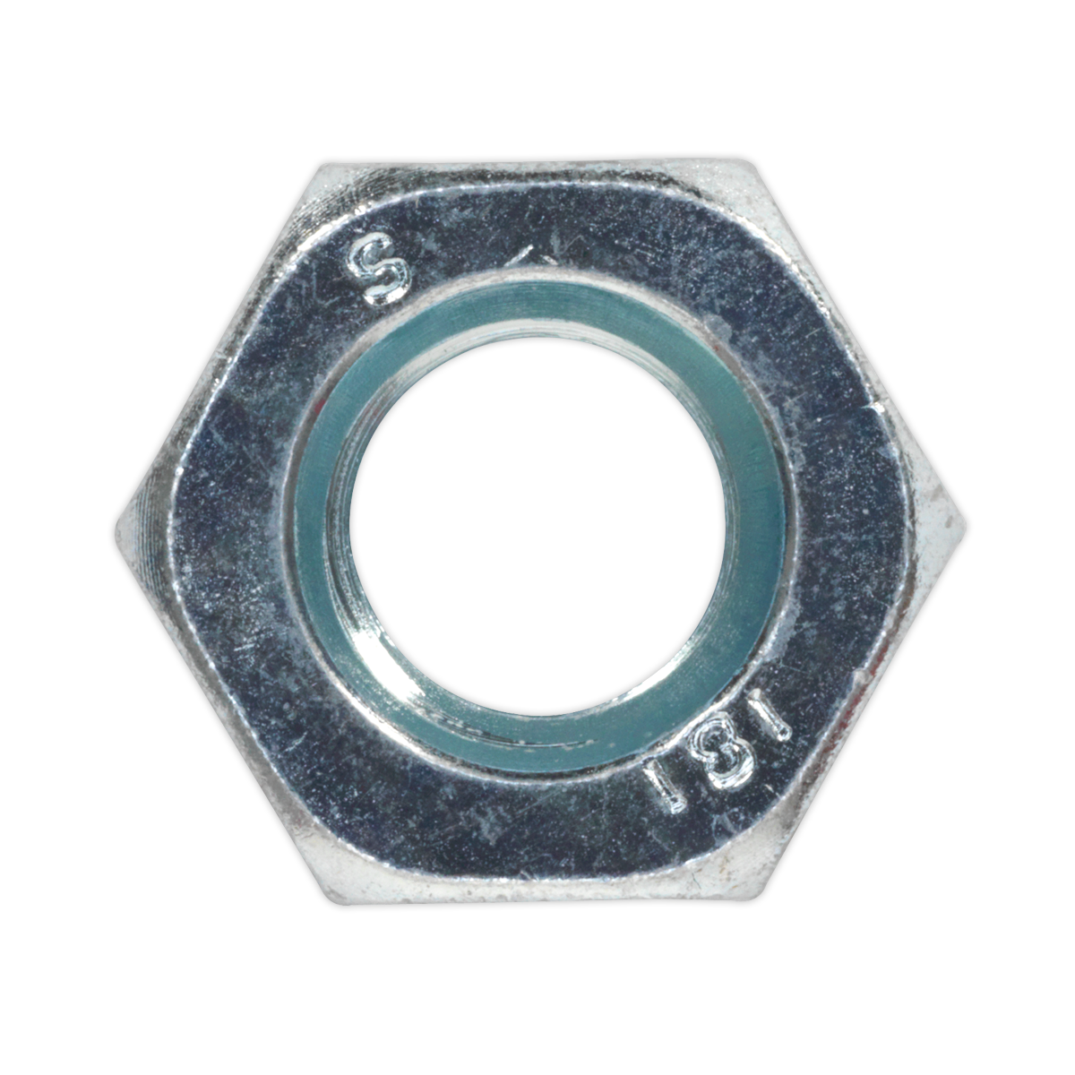 Zinc Plated Steel Nut M10, DIN 934 - Pack of 100