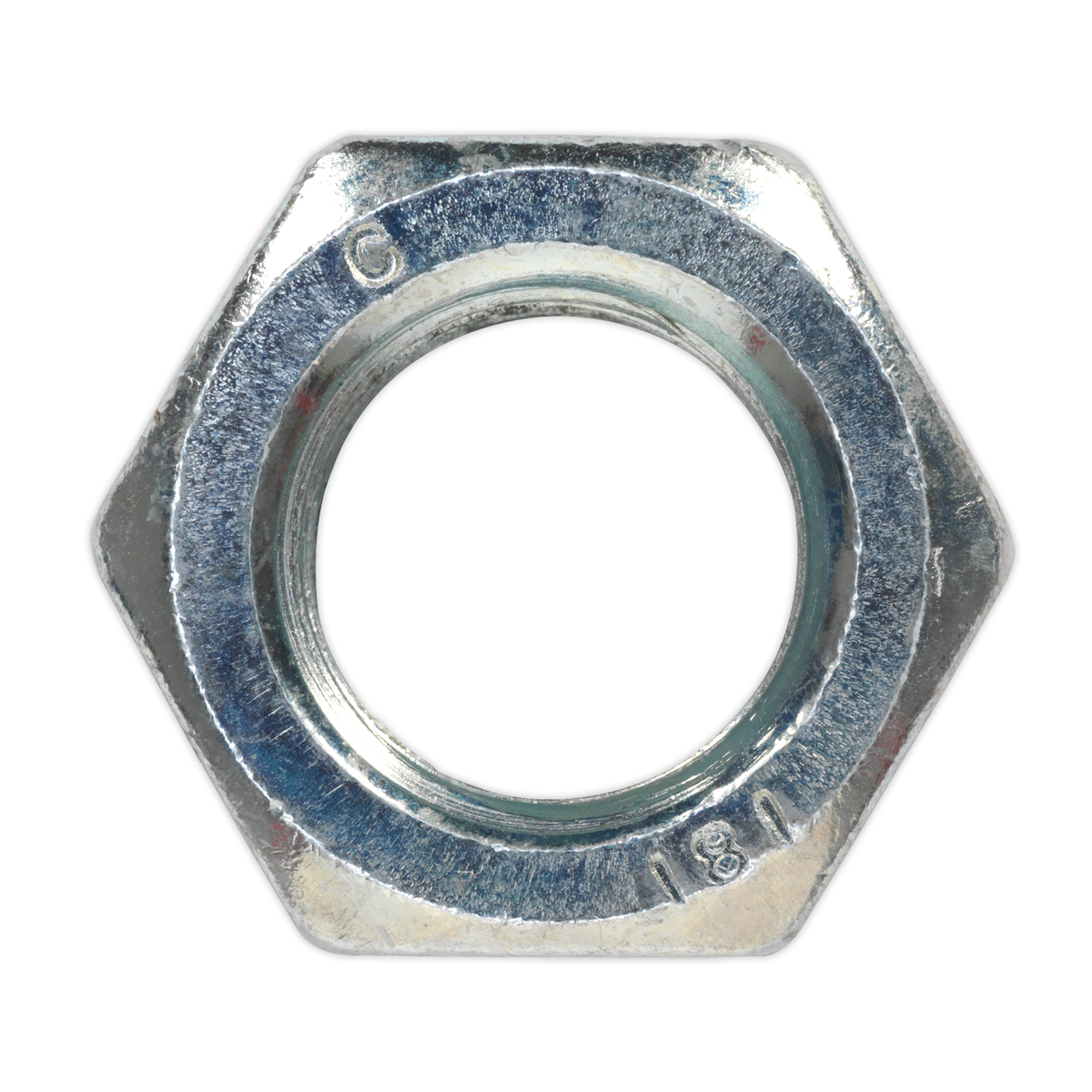 Zinc Plated Steel Nut M20, DIN 934 - Pack of 10