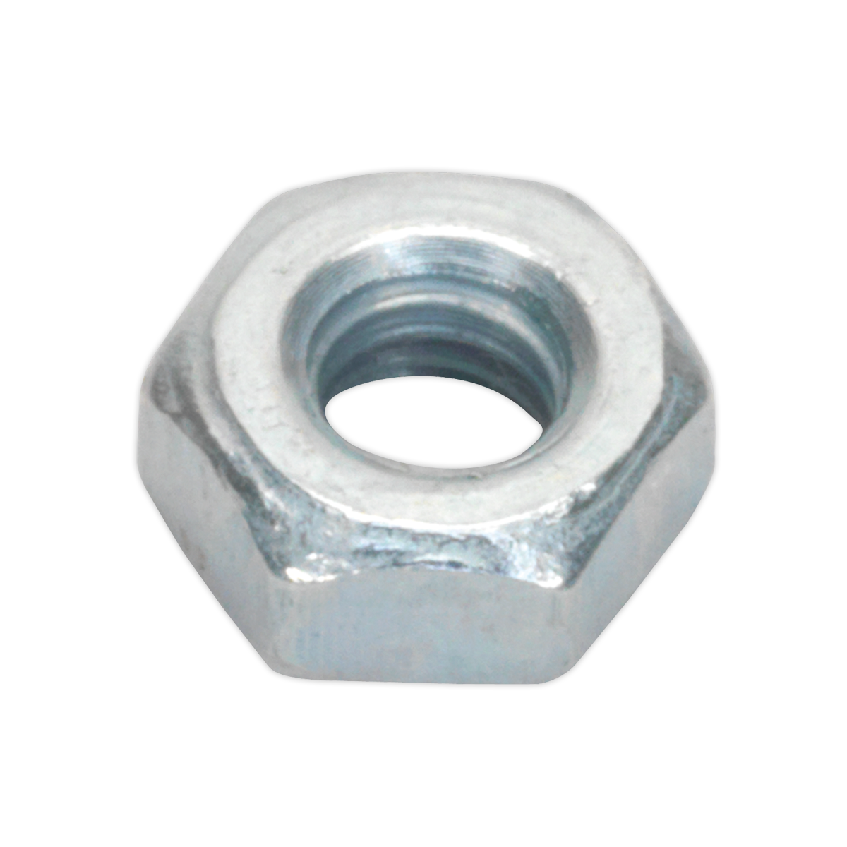 Zinc Plated Steel Nut M3, DIN 934 - Pack of 100