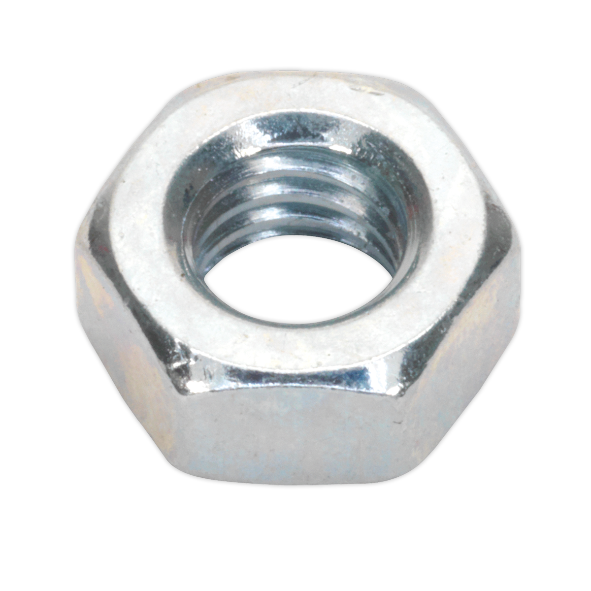Zinc Plated Steel Nut M6, DIN 934 - Pack of 100