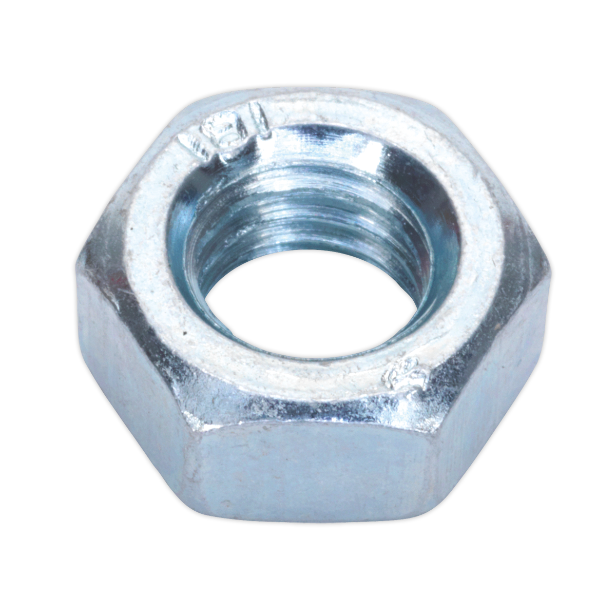 Zinc Plated Steel Nut M8, DIN 934 - Pack of 100