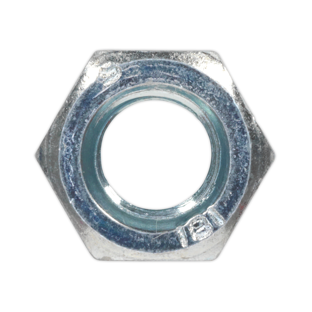 Zinc Plated Steel Nut M8, DIN 934 - Pack of 100