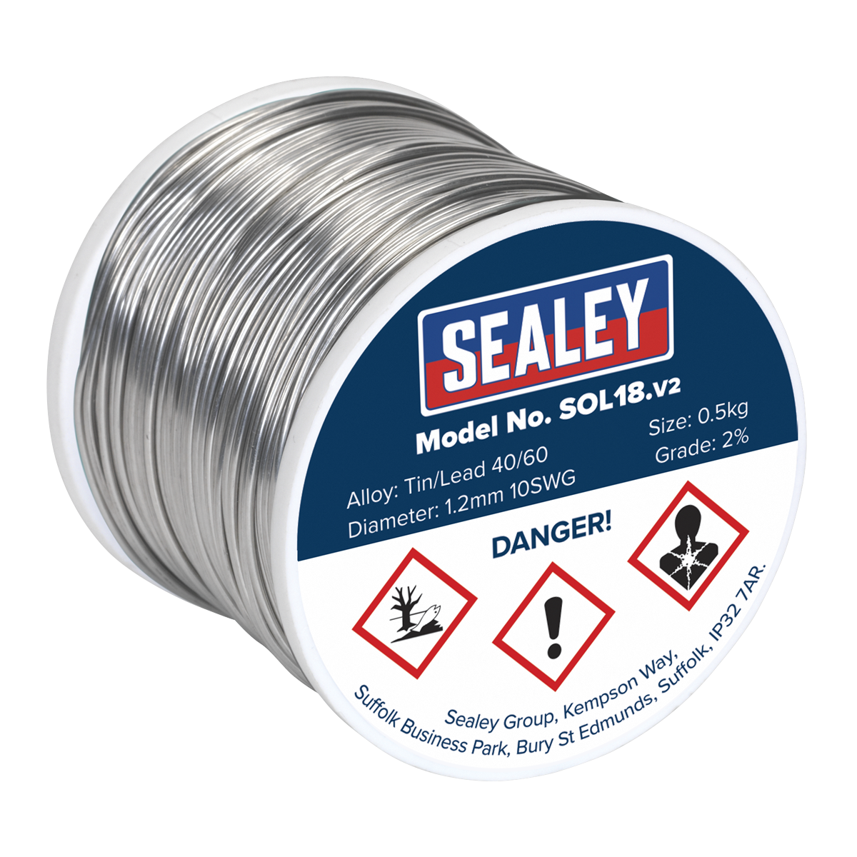 Quick Flow Solder Wire 1.2mm/18SWG 0.5kg Reel