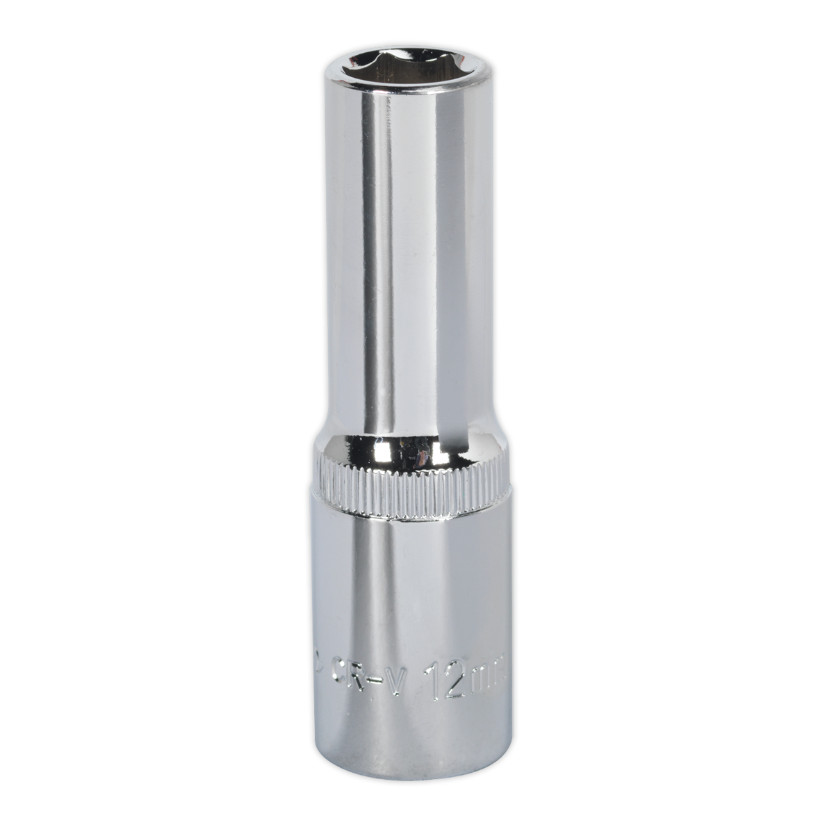 Premier Fully Polished Deep Socket 1/2"Sq Drive 12mm
