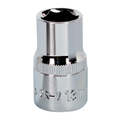 Premier Fully Polished Socket 1/2"Sq Drive 13mm