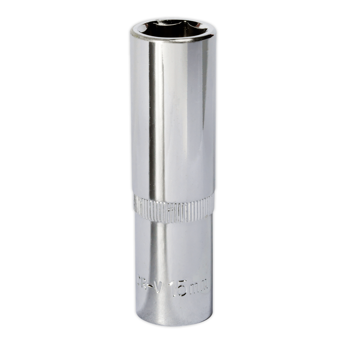 Premier Fully Polished Deep Socket 1/2"Sq Drive 15mm
