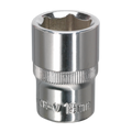 Premier Fully Polished Socket 1/2"Sq Drive 18mm