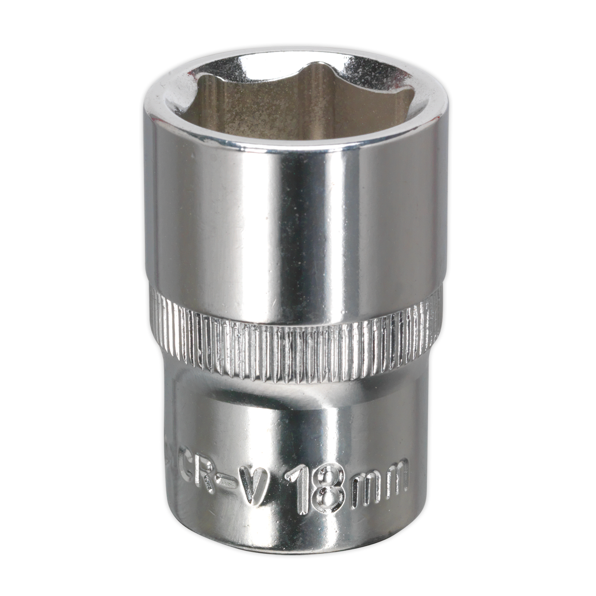 Premier Fully Polished Socket 1/2"Sq Drive 18mm