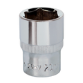 Premier Fully Polished Socket 1/2"Sq Drive 20mm