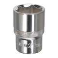Premier Fully Polished Socket 1/2"Sq Drive 21mm