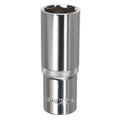 Premier Fully Polished Deep Socket 1/2"Sq Drive 21mm