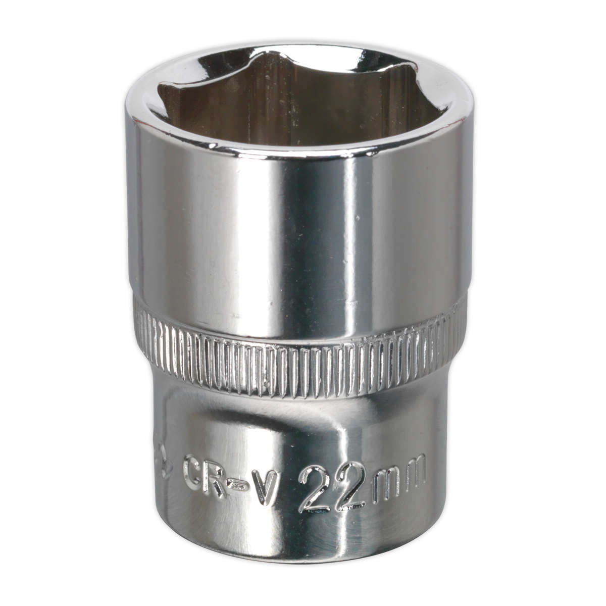 Premier Fully Polished Socket 1/2"Sq Drive 22mm