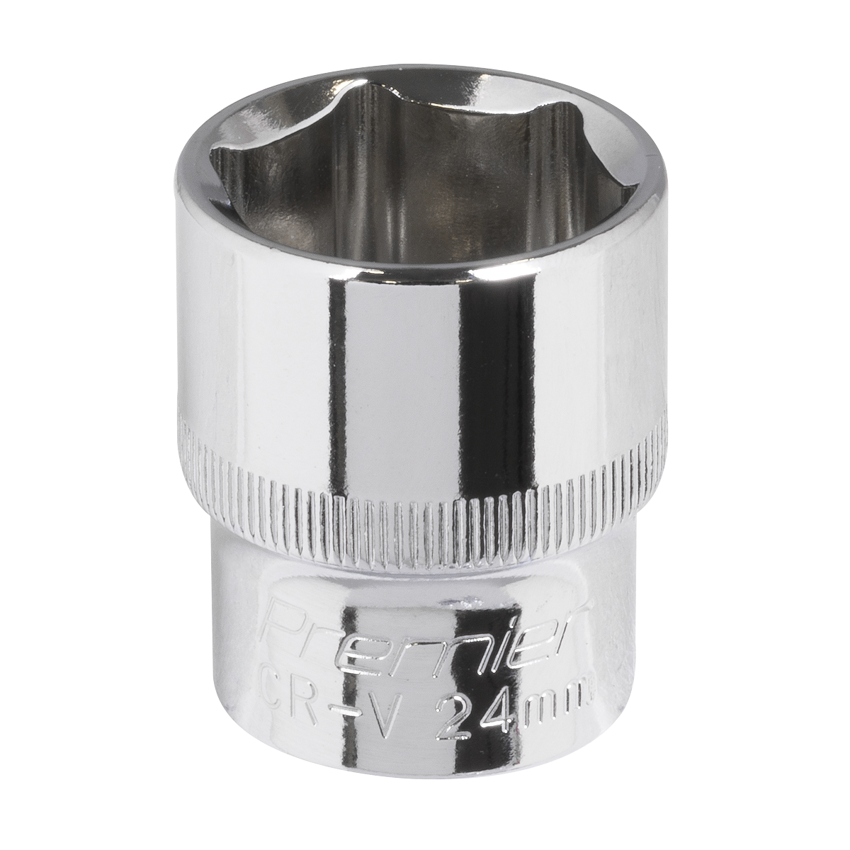 Premier Fully Polished Socket 1/2"Sq Drive 24mm