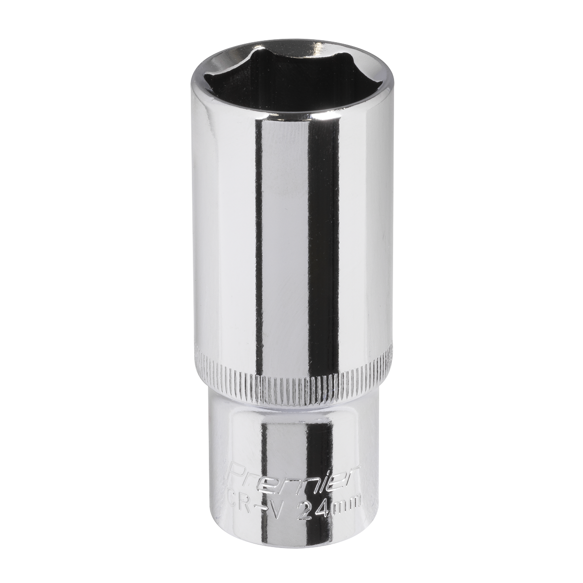 Premier Fully Polished Deep Socket 1/2"Sq Drive 24mm