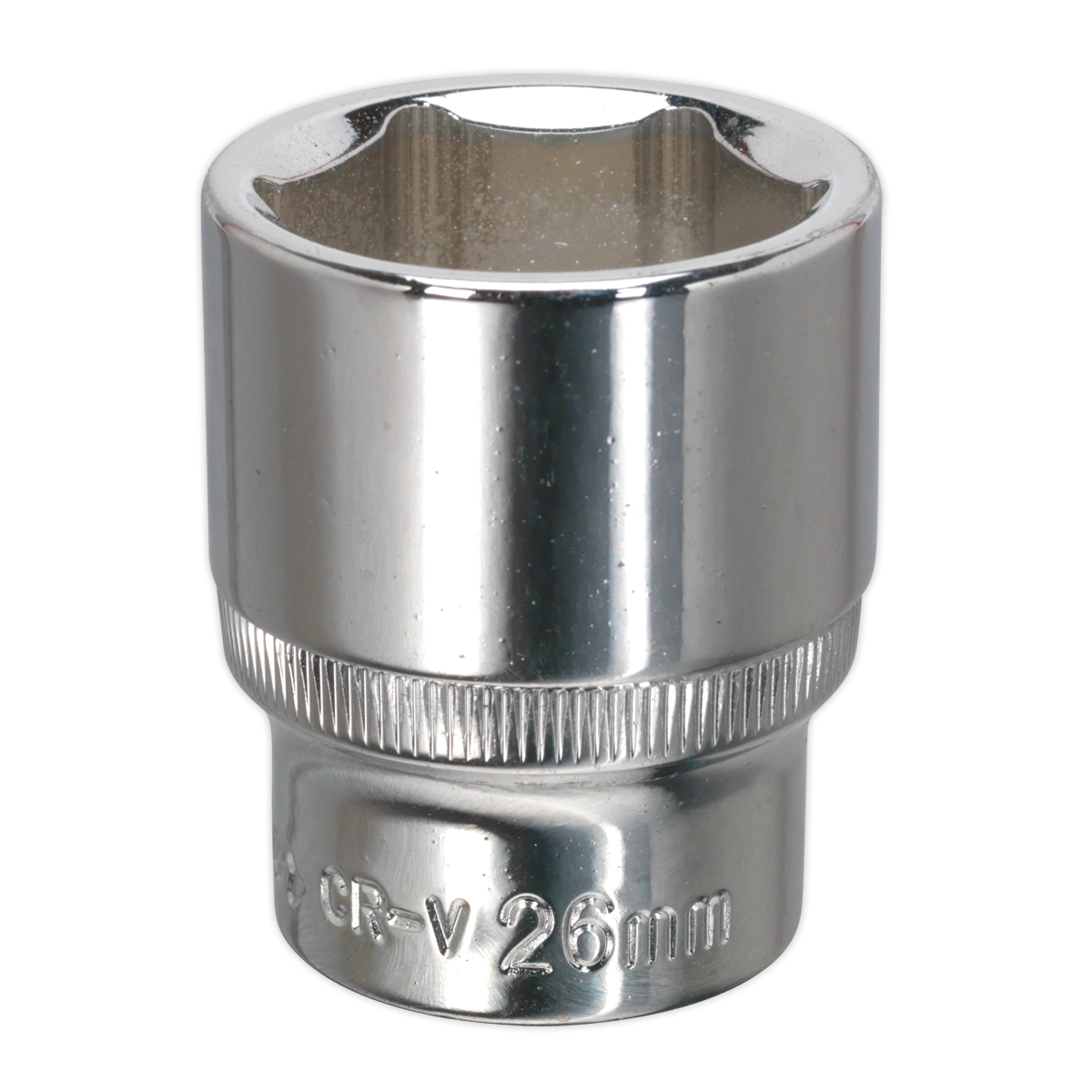 Premier Fully Polished Socket 1/2"Sq Drive 26mm