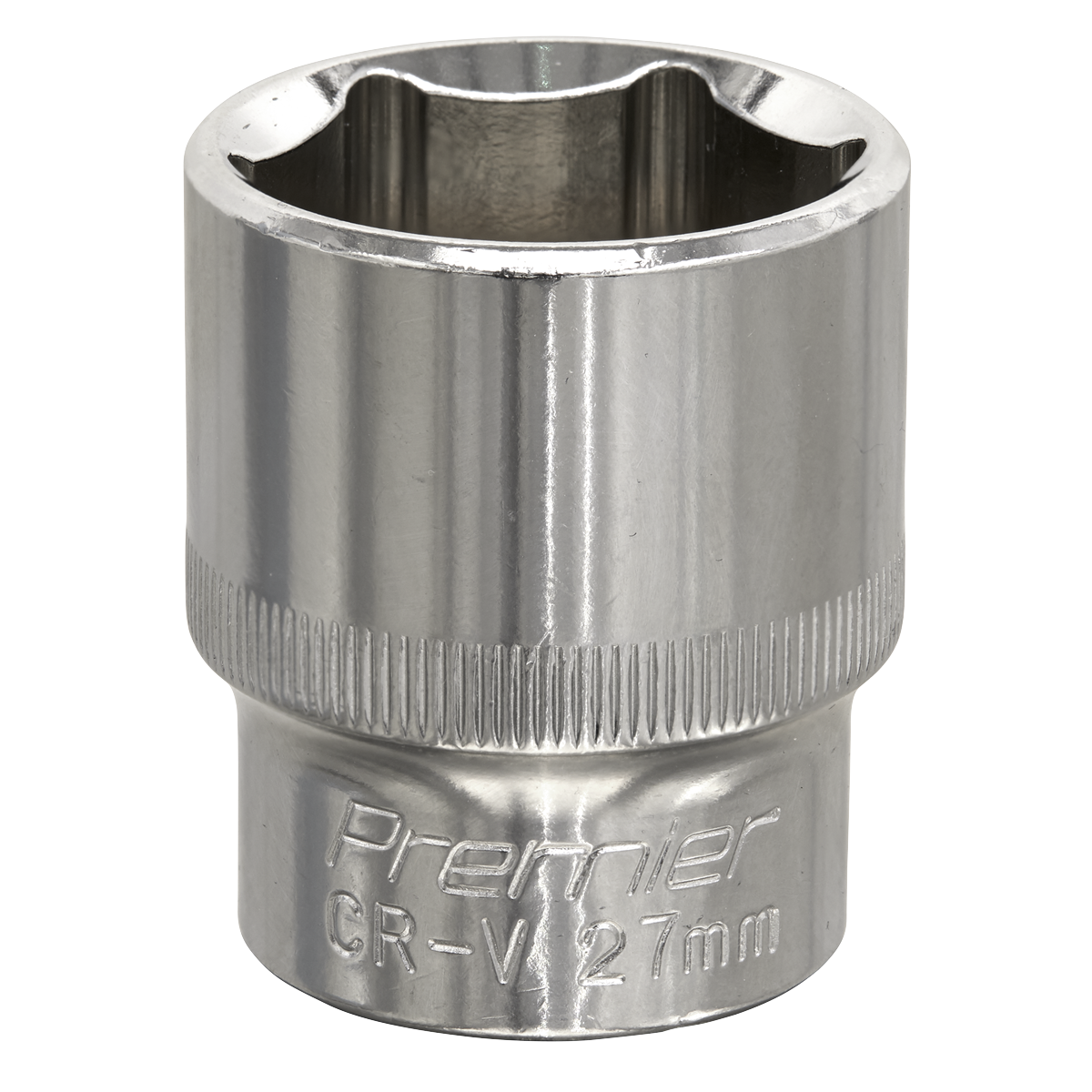 Premier Fully Polished Socket 1/2"Sq Drive 27mm