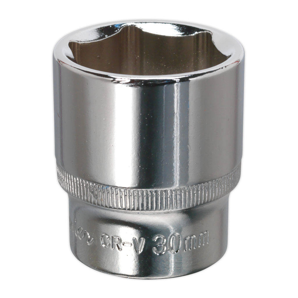Premier Fully Polished Socket 1/2"Sq Drive 30mm