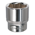 Premier Fully Polished Socket 1/2"Sq Drive 32mm