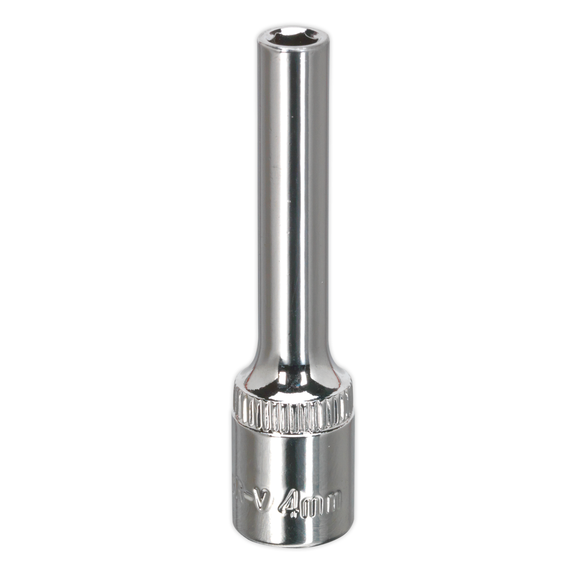 Premier Fully Polished Deep Socket 1/4"Sq Drive 4mm