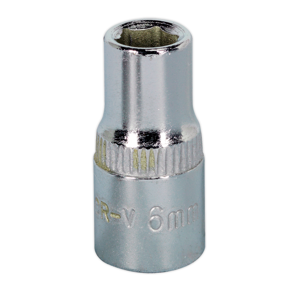 Premier Fully Polished Socket 1/4"Sq Drive 6mm