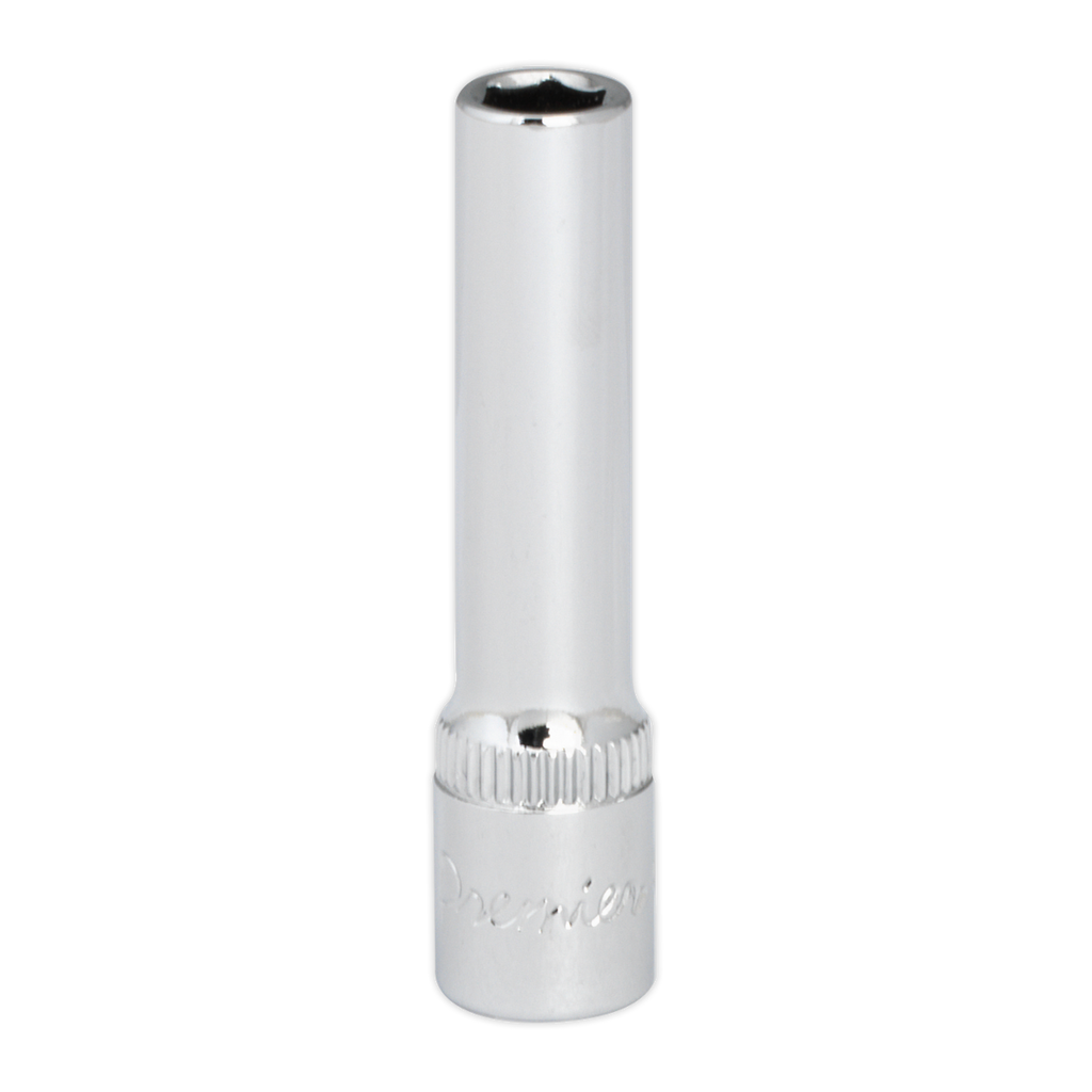 Premier Fully Polished Deep Socket 1/4"Sq Drive 6mm