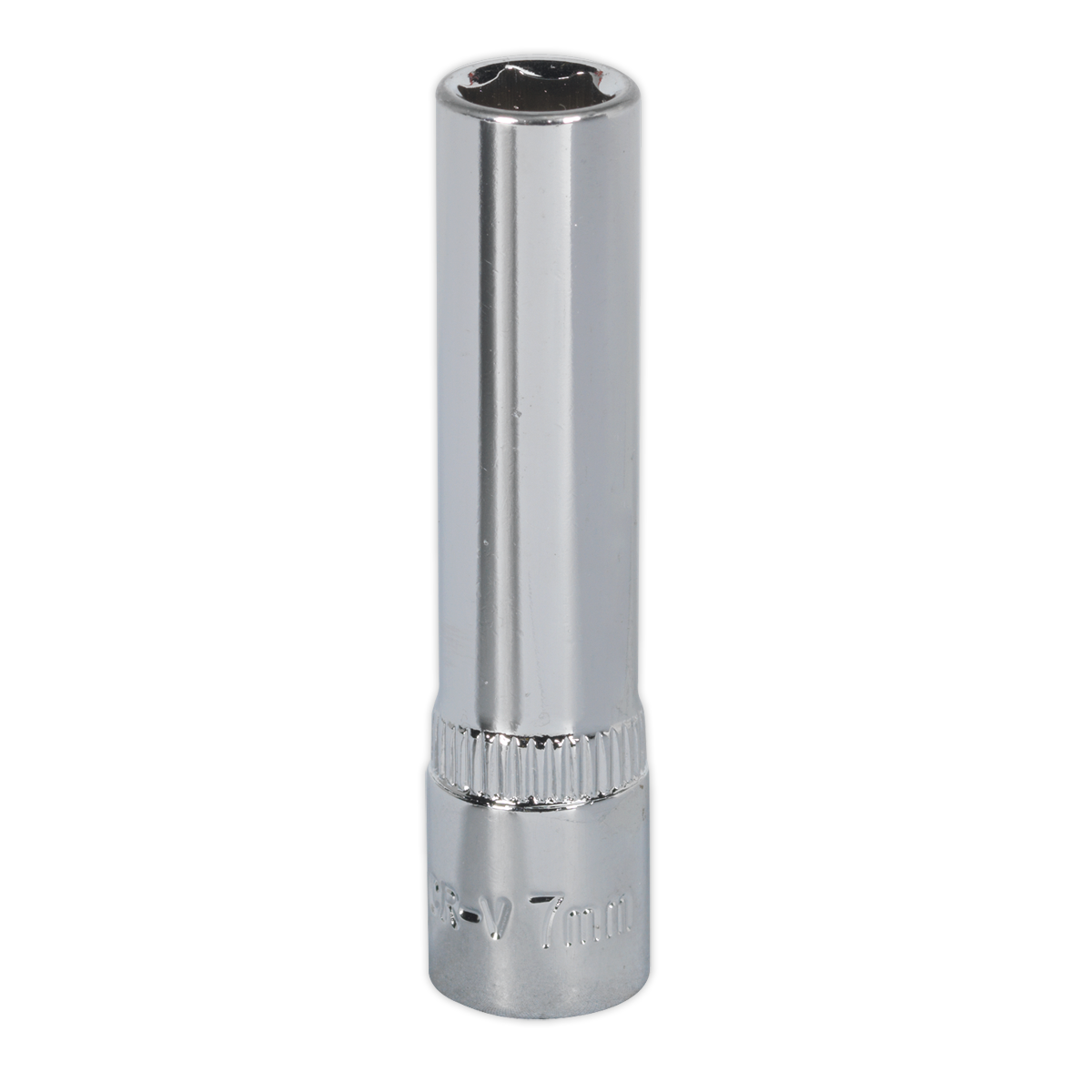 Premier Fully Polished Deep Socket 1/4"Sq Drive 7mm