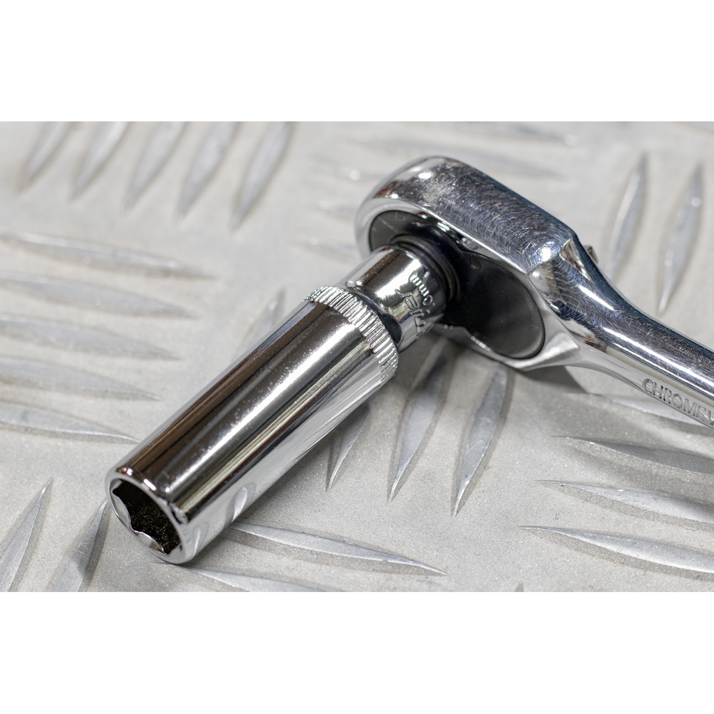 Premier Fully Polished Deep Socket 1/4"Sq Drive 10mm