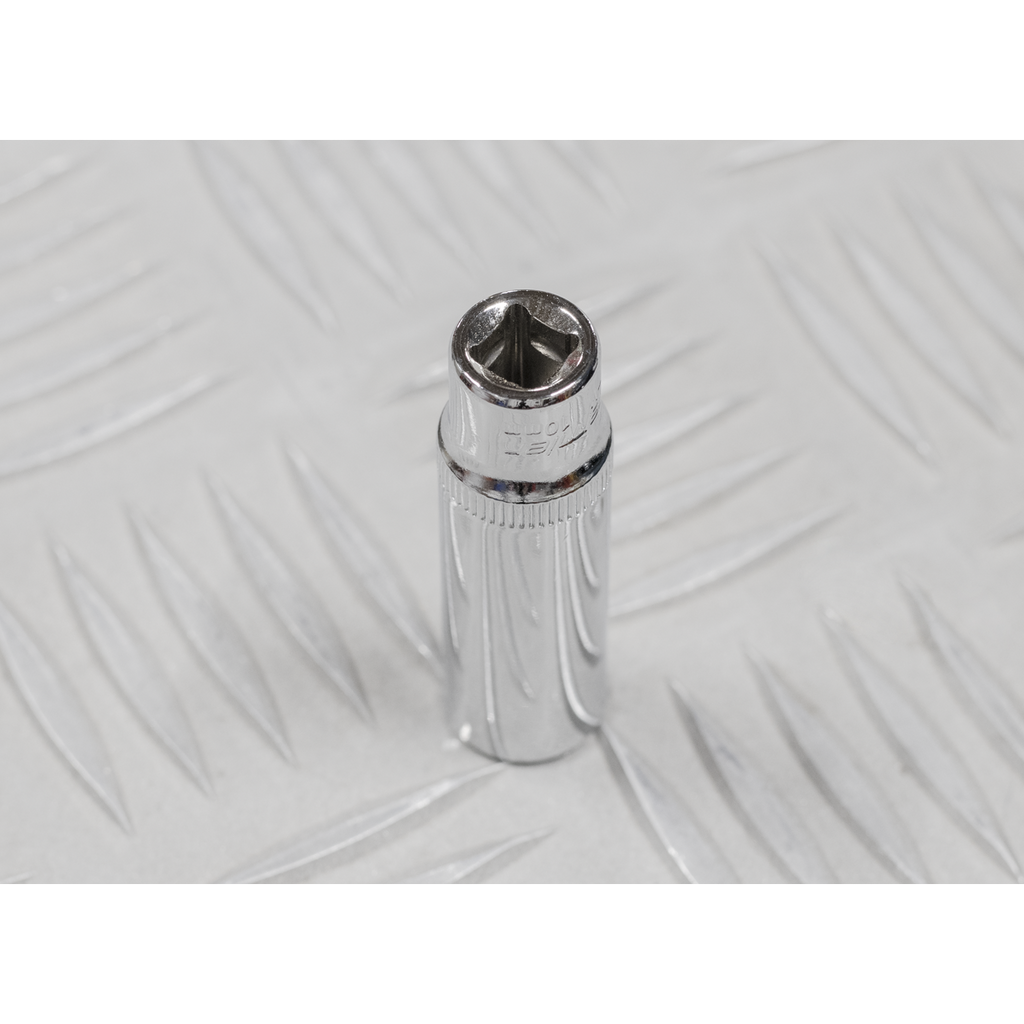 Premier Fully Polished Deep Socket 1/4"Sq Drive 10mm