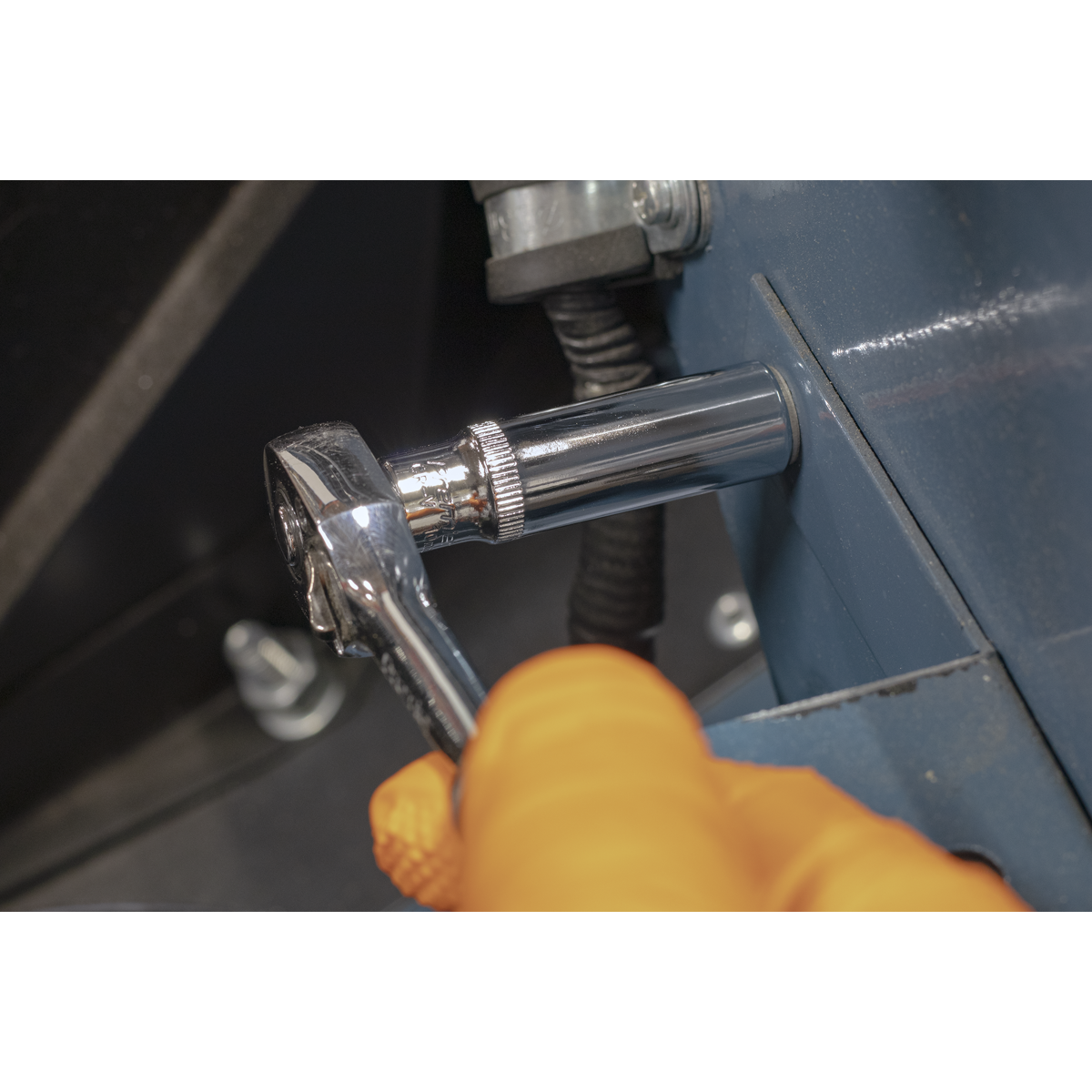 Premier Fully Polished Deep Socket 1/4"Sq Drive 10mm