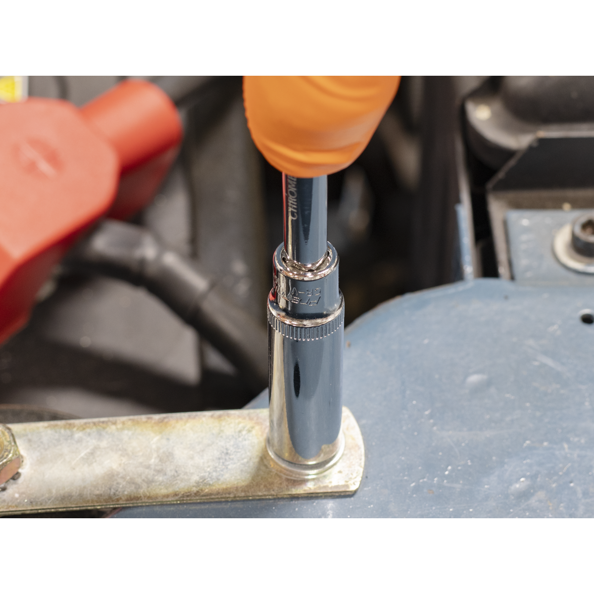Premier Fully Polished Deep Socket 1/4"Sq Drive 10mm