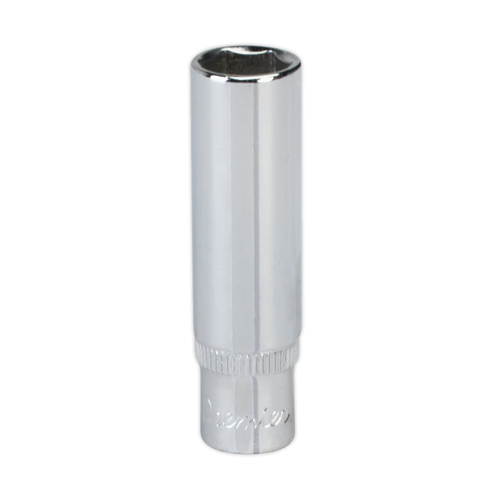 Premier Fully Polished Deep Socket 1/4"Sq Drive 10mm