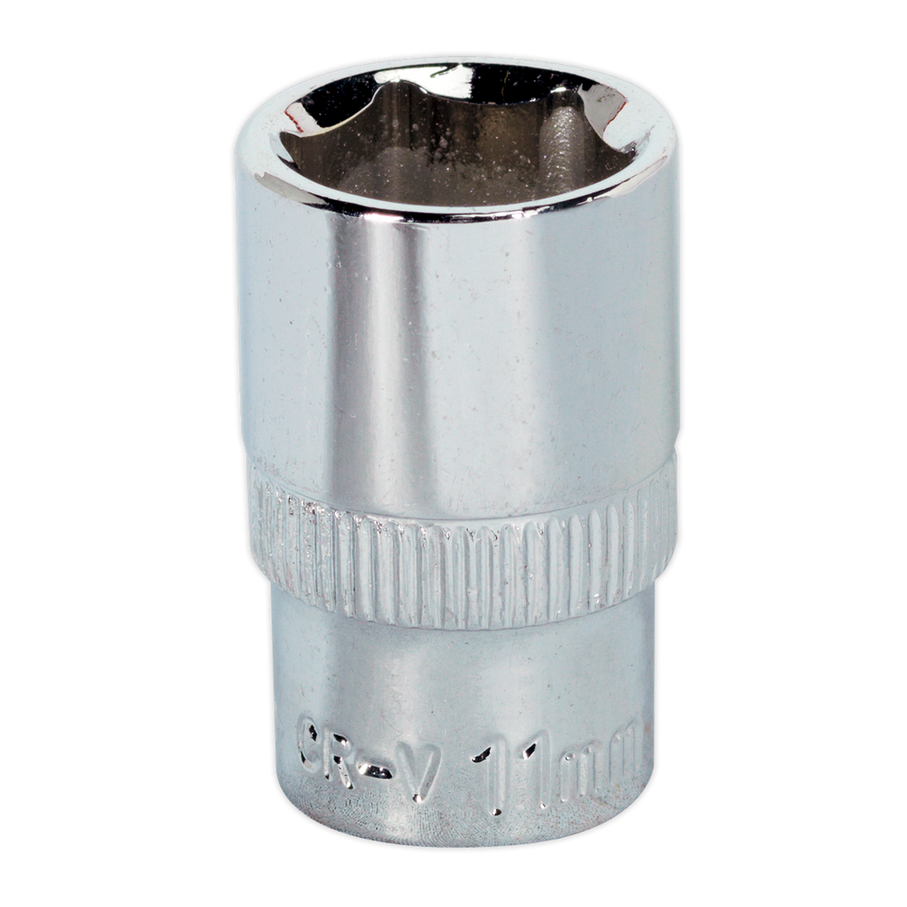 Premier Fully Polished Socket 1/4"Sq Drive 11mm