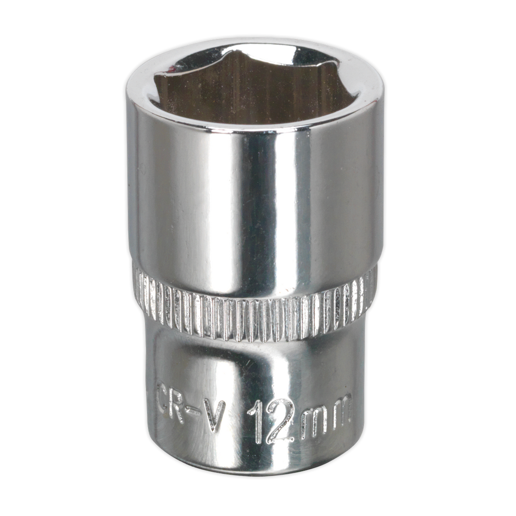 Premier Fully Polished Socket 1/4"Sq Drive 12mm
