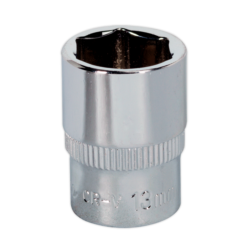 Premier Fully Polished Socket 1/4"Sq Drive 13mm