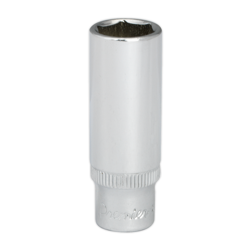 Premier Fully Polished Deep Socket 1/4"Sq Drive 13mm