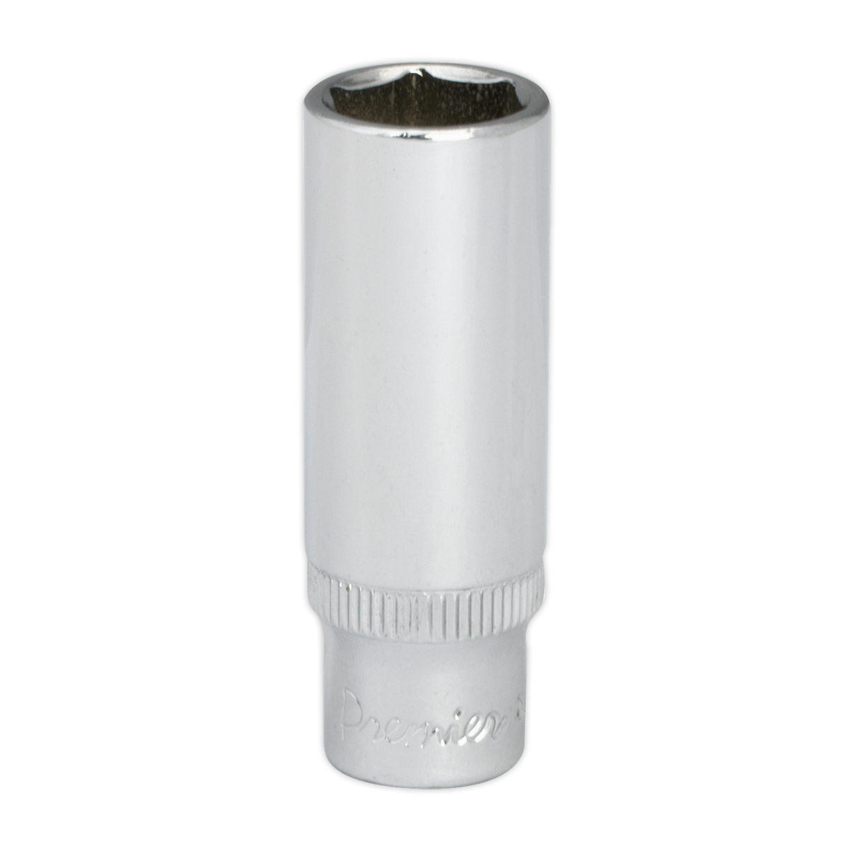 Premier Fully Polished Deep Socket 1/4"Sq Drive 13mm